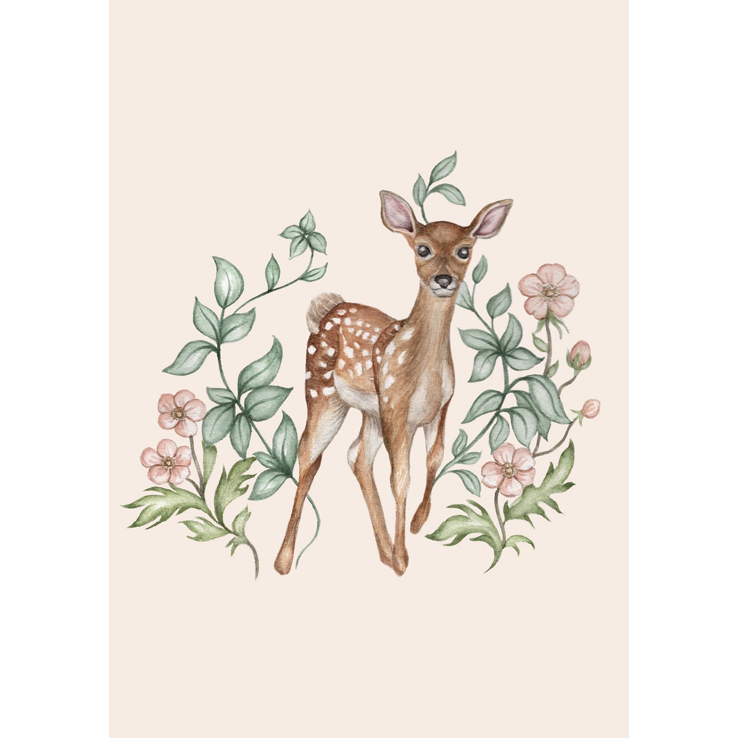 'Deer' A5 Art Print