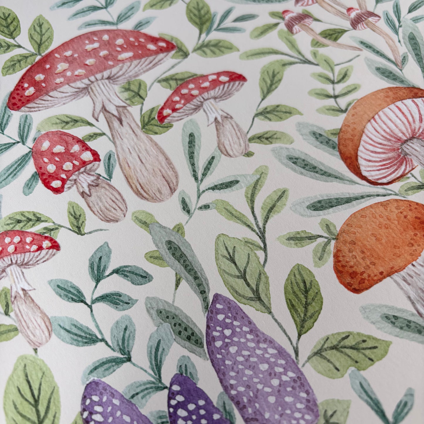 'Funghi & Flora' Art Print