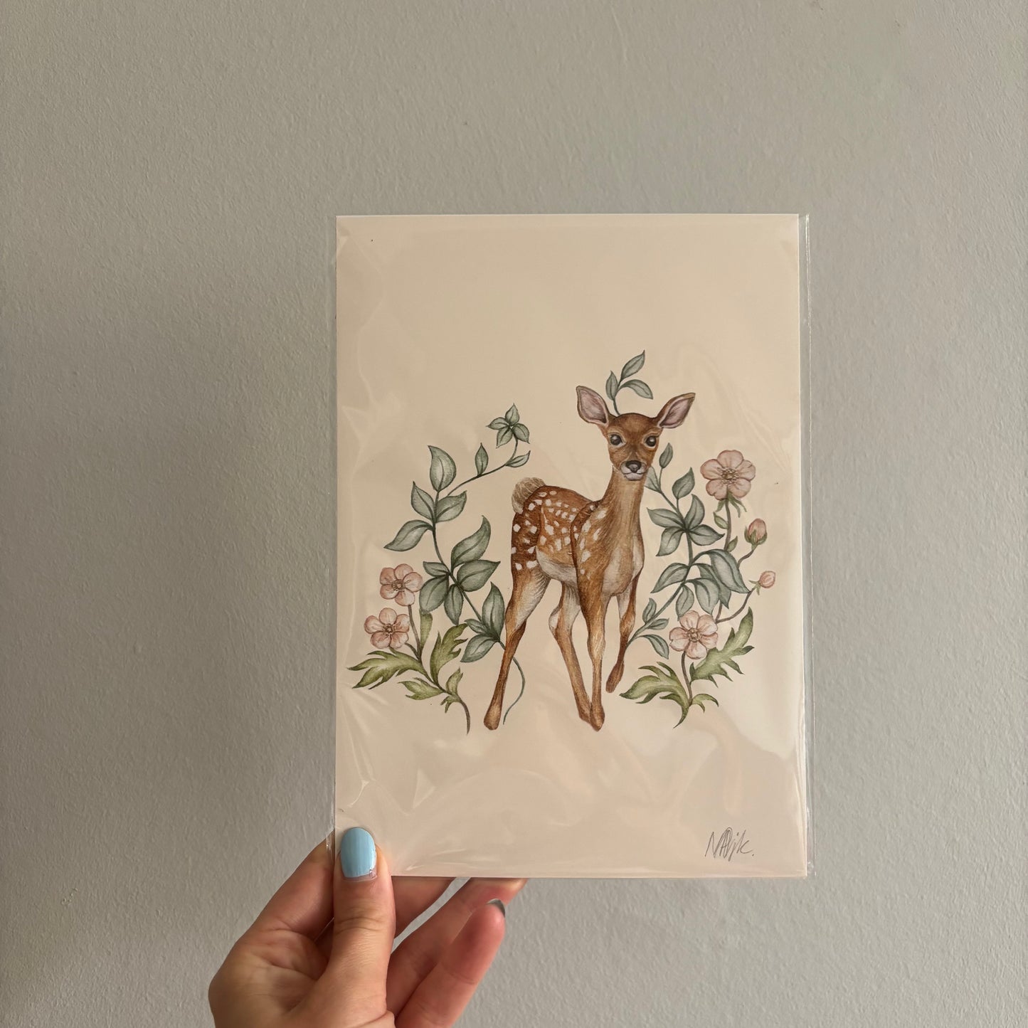 'Deer' A5 Art Print