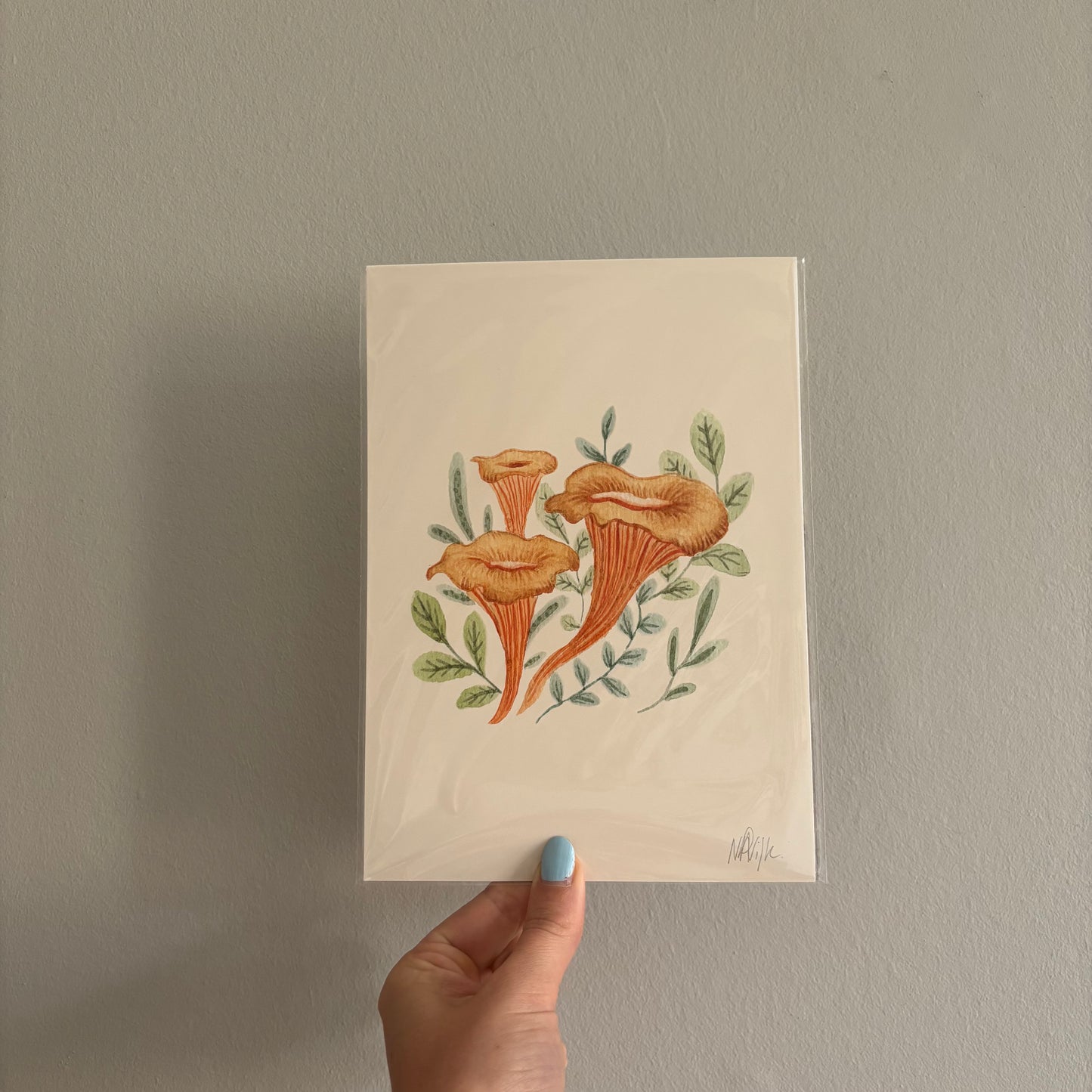 'Chanterelle' A5 Art Print