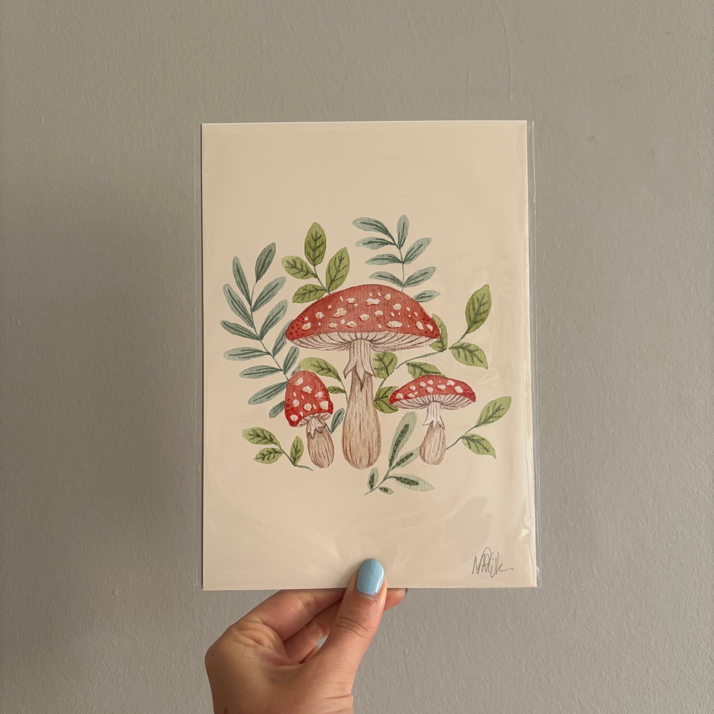 'Amanita' A5 Art Print