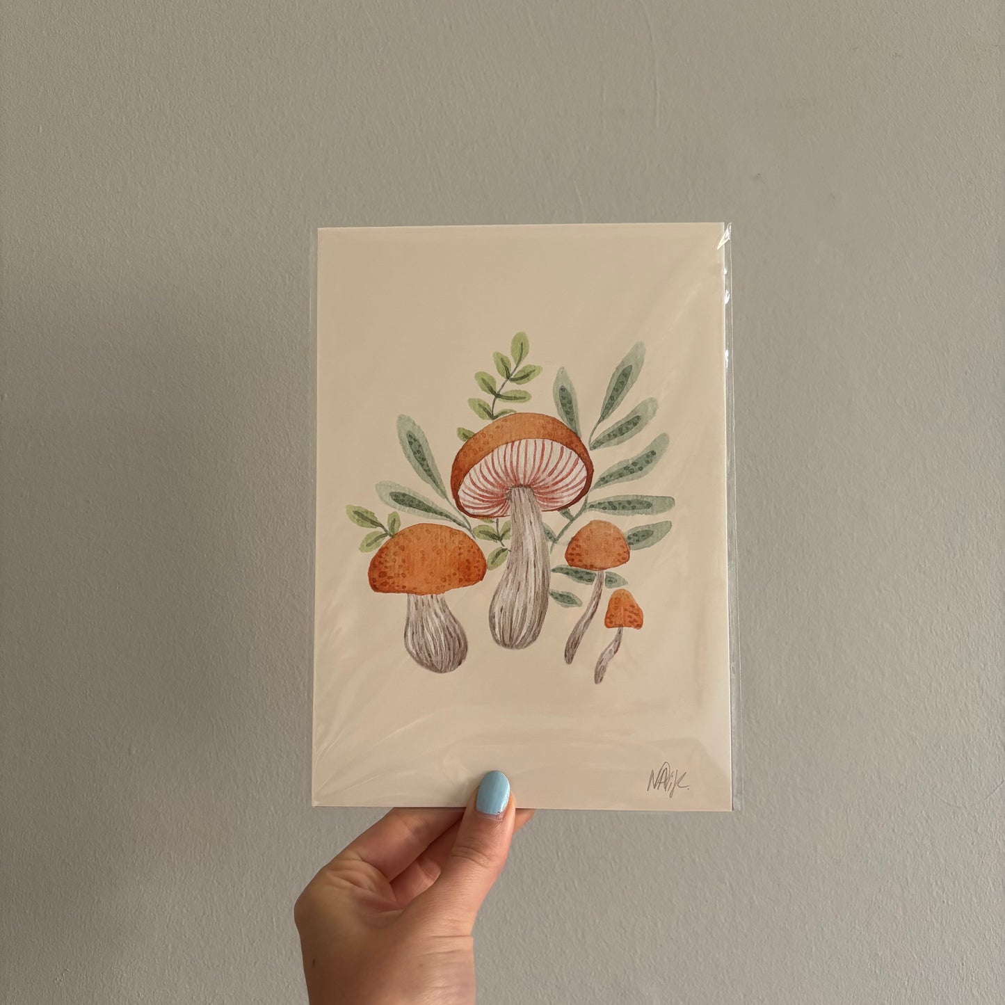 'Porcini' A5 Art Print