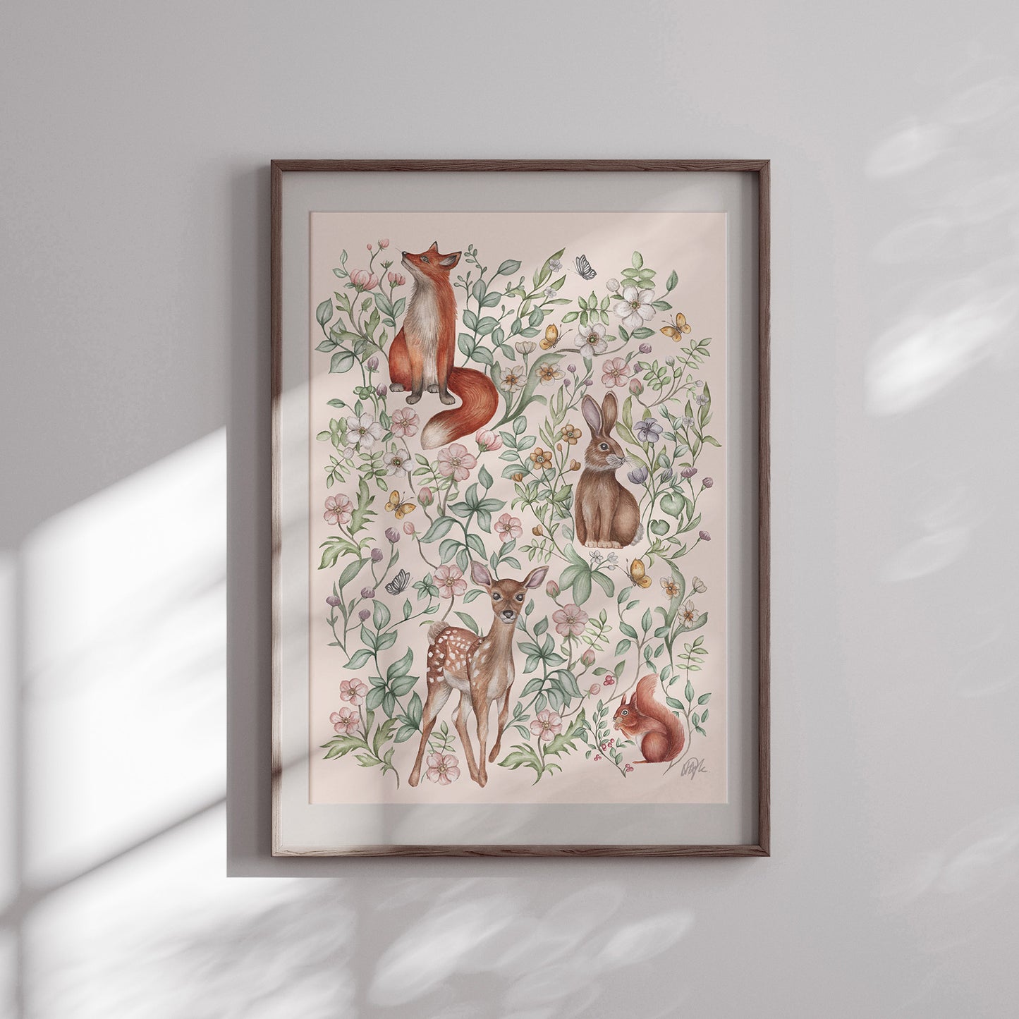 'Forest & Flora' Art Print