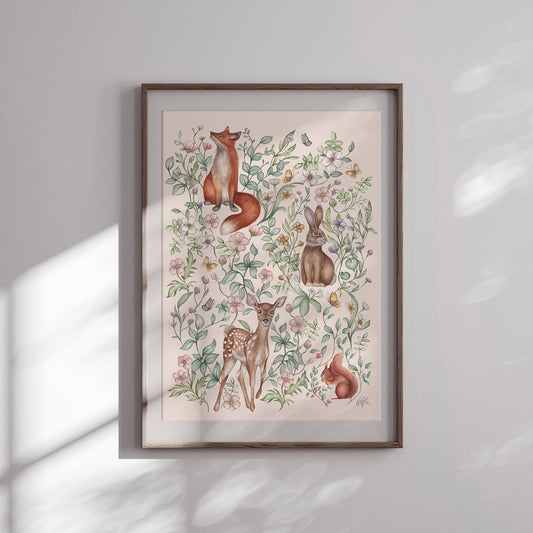 'Forest & Flora' Art Print