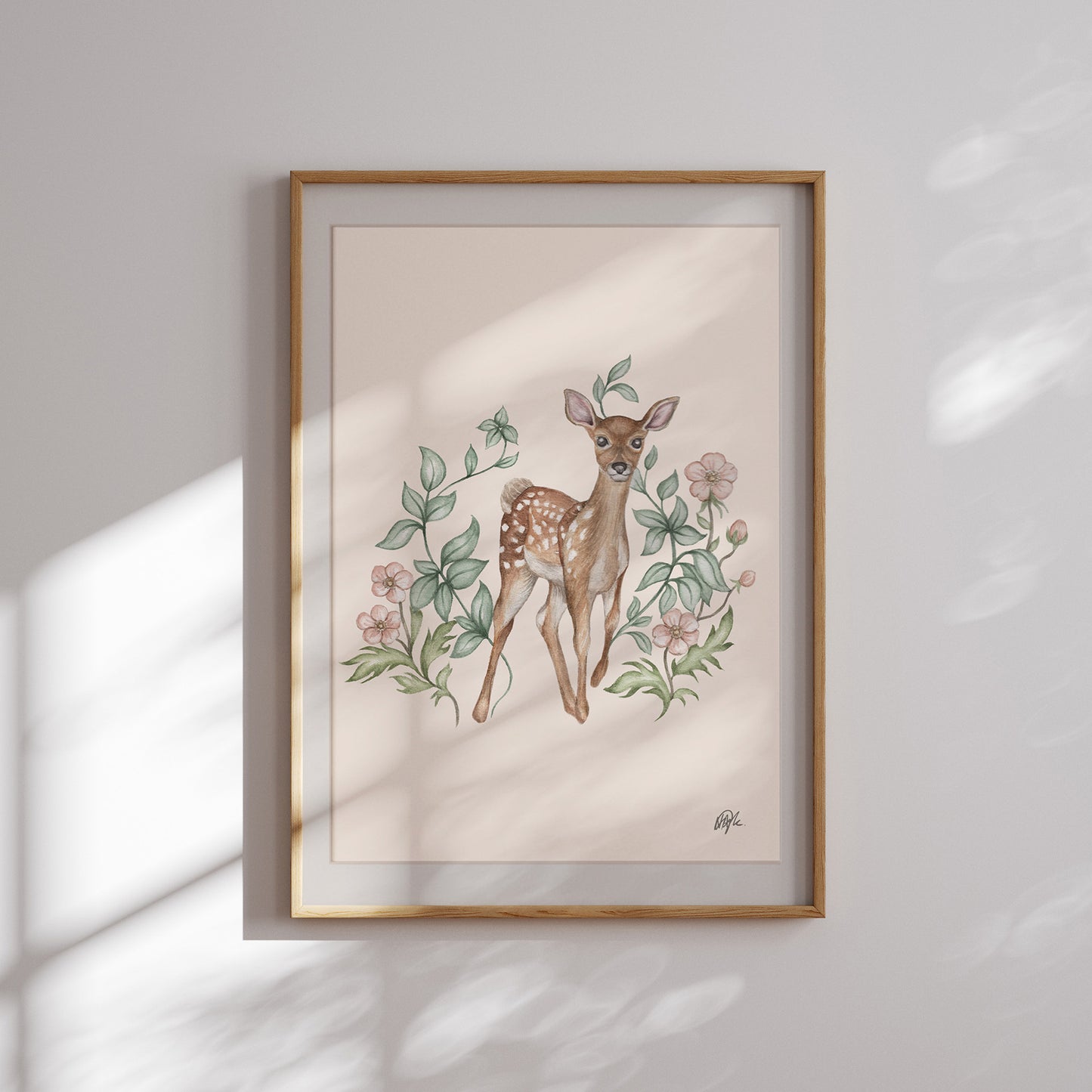 'Deer' A5 Art Print