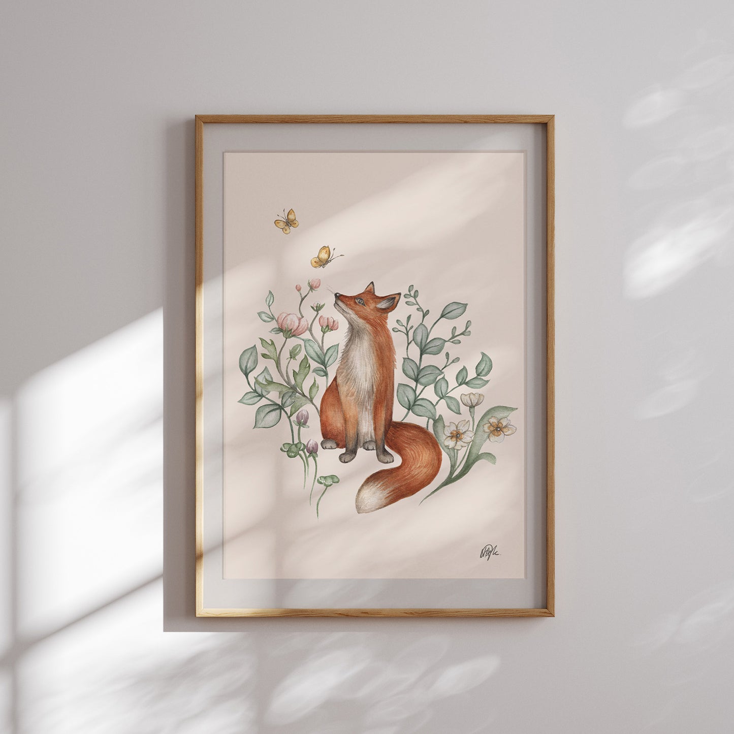 'Fox' A5 Art Print