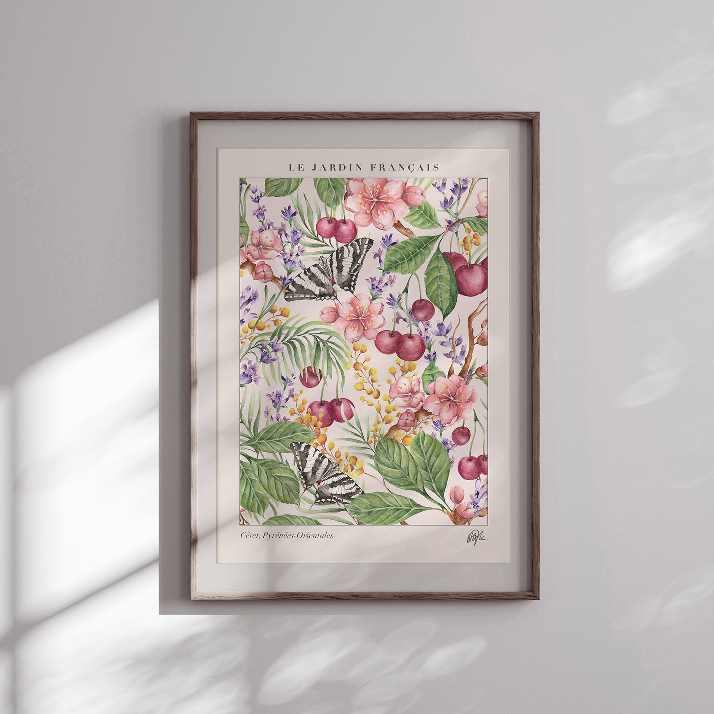 'Jardin Français' Art Print