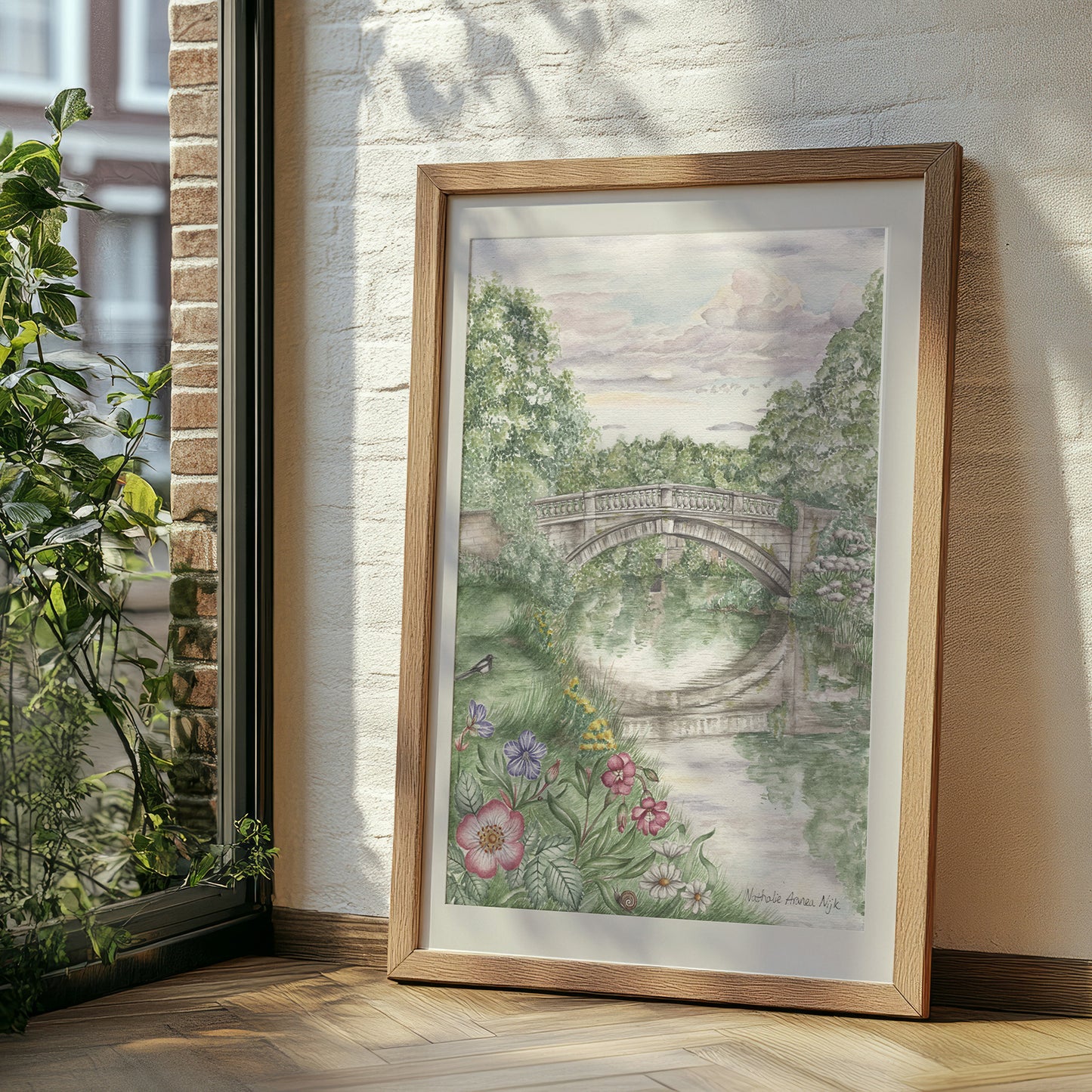'Pollok Bridge' Art Print