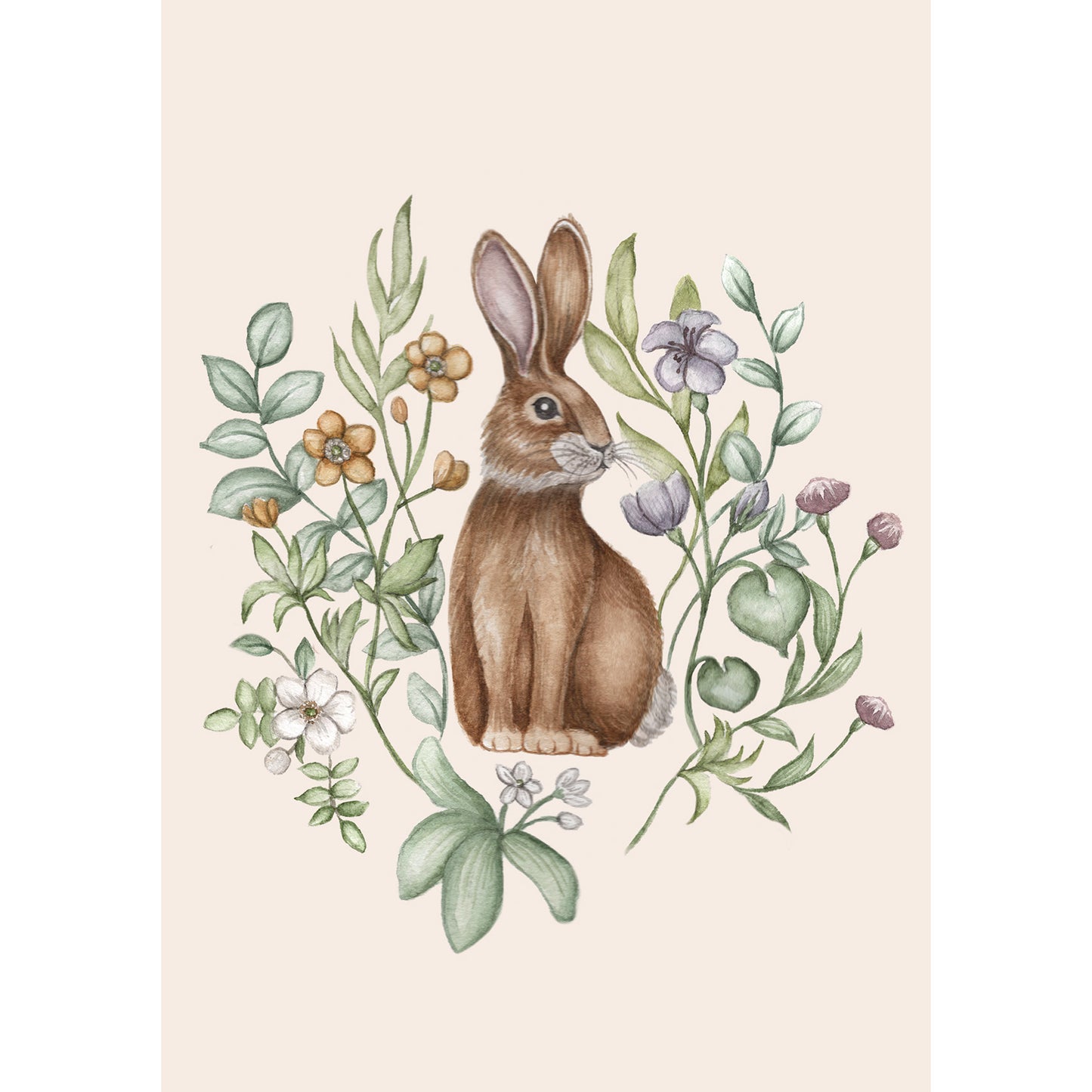 'Bunny' A5 Art Print