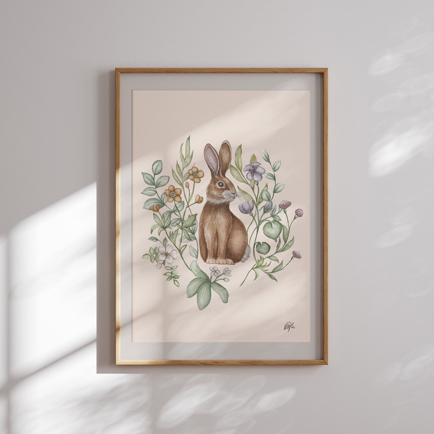 'Bunny' A5 Art Print